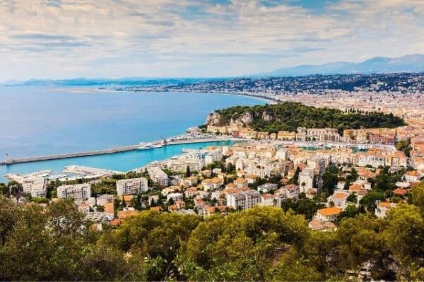 Vue panoramique du Mont Boron Nice